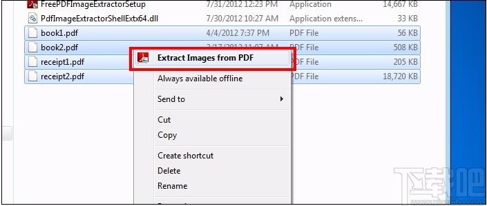 Free PDF Image Extractor 4dots下载,PDF图像提取工具