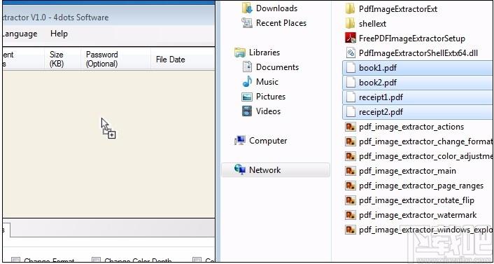 Free PDF Image Extractor 4dots下载,PDF图像提取工具